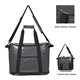 aerial view a gray promotional rugged waterproof cooler bag - bulk, image 1 of 2