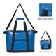 aerial view a royal blue promotional rugged waterproof cooler bag - bulk, image 1 of 5