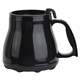 aerial view a black palisade 16 oz desk mug, image 1 of 2