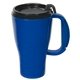 aerial view a thunderbolt blue polyproylene seafarer 16 oz mug, image 1 of 2