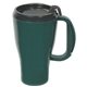 aerial view a green polyproylene seafarer 16 oz mug, image 1 of 2