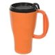 aerial view a orange polyproylene seafarer 16 oz mug, image 1 of 2