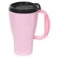 aerial view a pink polyproylene seafarer 16 oz mug, image 1 of 2