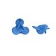 a blue playable art osm sculpture toy - blue