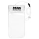 aerial view a white truckee clear touch through water - resistant cell phone and accessories carrying case with 35 adjustable breakaway lanyard, image 1 of 3