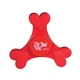 aerial view a red heart shape promospinner(r) fidget spinner sensory toy, image 1 of 2