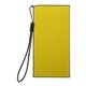 aerial view a yellow 3000 mah vivid power bank, image 1 of 2