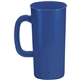 a royal blue 22 oz single wall stein mug