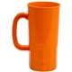 a orange 22 oz single wall stein mug