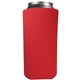 a red foamzone collapsible 16 oz can cooler