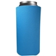 a neon blue foamzone collapsible 16 oz can cooler