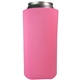 a neon pink foamzone collapsible 16 oz can cooler