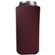 a burgundy foamzone collapsible 16 oz can cooler