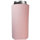 a pastel pink foamzone collapsible 16 oz can cooler
