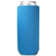 a neon blue foamzone collapsible 24 oz can cooler