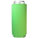 a lime green foamzone collapsible 24 oz can cooler