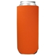 a orange foamzone collapsible 24 oz can cooler