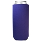 a purple foamzone collapsible 24 oz can cooler