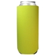 a yellow foamzone collapsible 24 oz can cooler