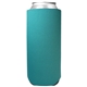 a turquoise foamzone collapsible 24 oz can cooler