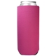 a magenta foamzone collapsible 24 oz can cooler