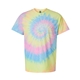 aerial view a dayglo dyenomite - multi - color spiral tie - dyed t - shirt - colors, image 1 of 3