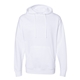 aerial view a white independent trading co. - unisex midweight hooded sweatshirt, image 1 of 4