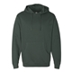 aerial view a alpine green independent trading co. - unisex midweight hooded sweatshirt, image 1 of 4