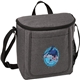 aerial view a gray metropolitan 12 can cooler bag, image 1 of 8