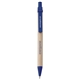aerial view a dark blue pms661 ecologist recycled ballpoint pen, image 1 of 4