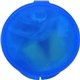 aerial view a blue ear protection in round case, image 1 of 2