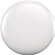 aerial view a white 1- round button safety pin, image 1 of 3