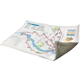 aerial view a white premium cleaning cloth, image 1 of 4
