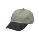 a stone/ black adams headwear - optimum pigment - dyed dad hat