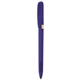 aerial view a clear blue pivo(r) clear gold pen, image 1 of 2