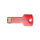 aerial view a pms 186c berwyn key shape usb flash drive, image 1 of 2