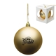 a gold shatter resistant ornament