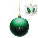a green shatter resistant ornament