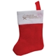 a red mini felt christmas stocking