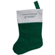 a green mini felt christmas stocking