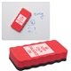 a red custom promotional magnetic dry eraser
