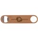 a natural beechwood wood paddle bottle opener