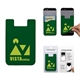 a green cell phone card holder w / packaging