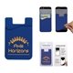 a blue cell phone card holder w / packaging