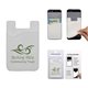 a white cell phone card holder w / packaging