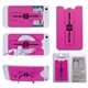 a pink 3- in -1 cell phone card holder w / packaging