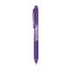 a violet/black ink pentel energel - x retractable roller gel ink pen (medium)