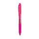 a pink/black ink pentel energel - x retractable roller gel ink pen (medium)