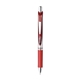 a silver tone/red/black ink pentel energel rtx retractable liquid gel pen (medium)