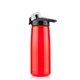 aerial view a red 28 oz viking bottle, image 1 of 3
